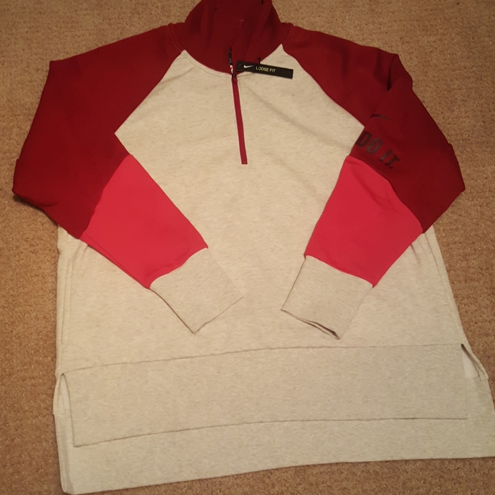 Nike Half Zip Pullover Sweatshirt